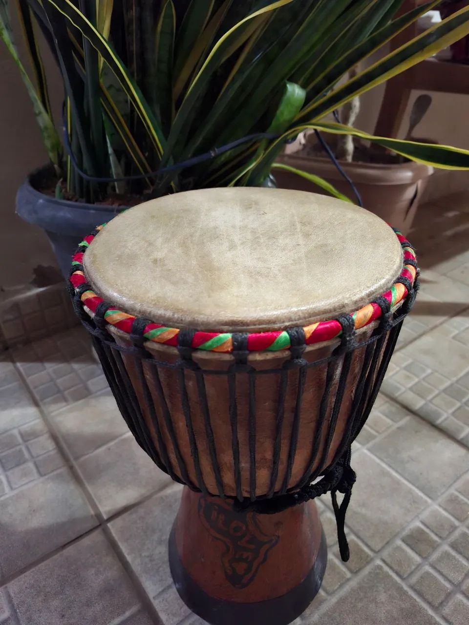 Djembe africano (seminovo) - Foto 3
