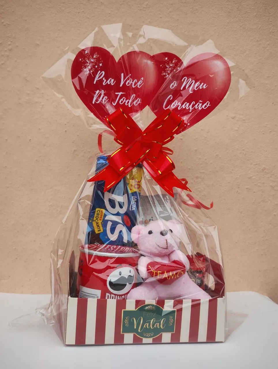 Cesta de Chocolate, ursinho, Bombons , cesta de Presente  - Foto 3