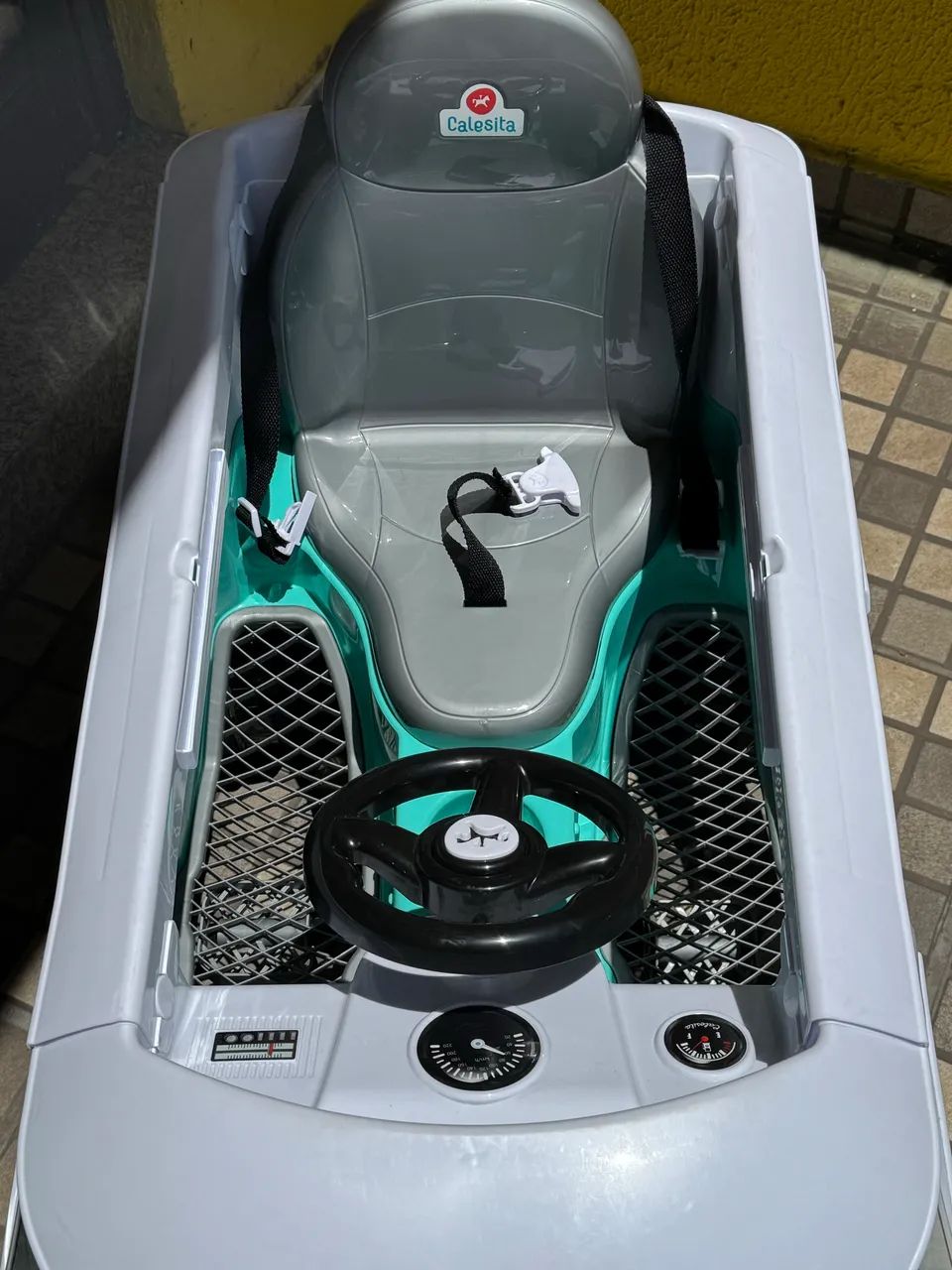 Carrinho carro Kombi Infantil Calesita - Foto 2