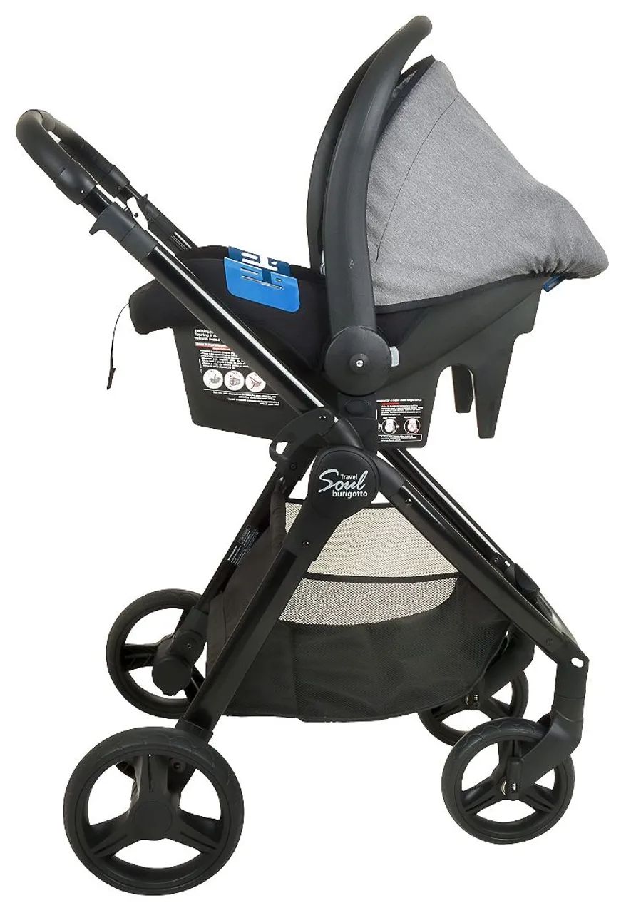 Carrinho de Bebê Soul Baby - Preto - Foto 4