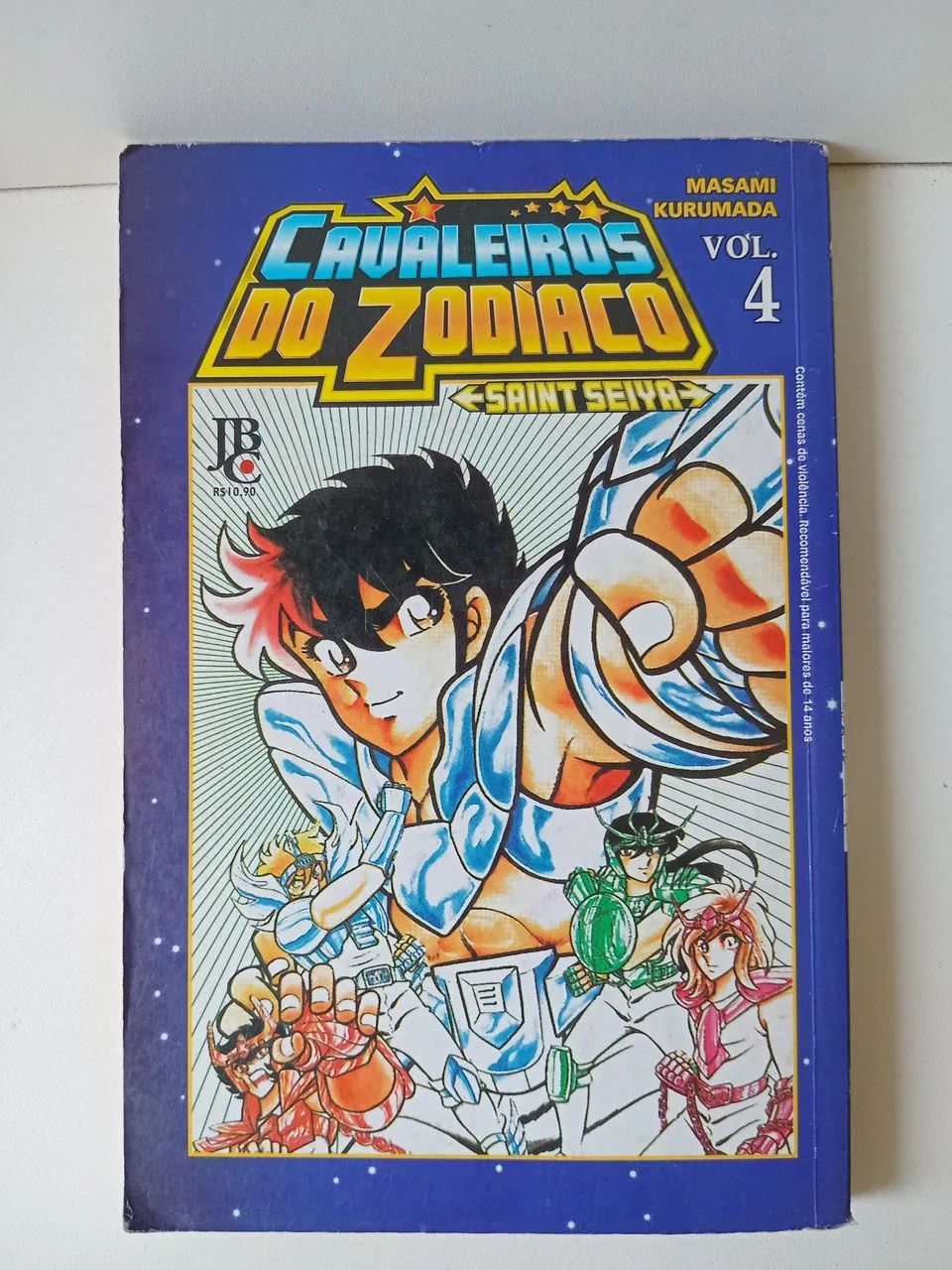 Mangá CdZ Saint Seiya Volume 4 (JBC, 2004) - Livros e revistas