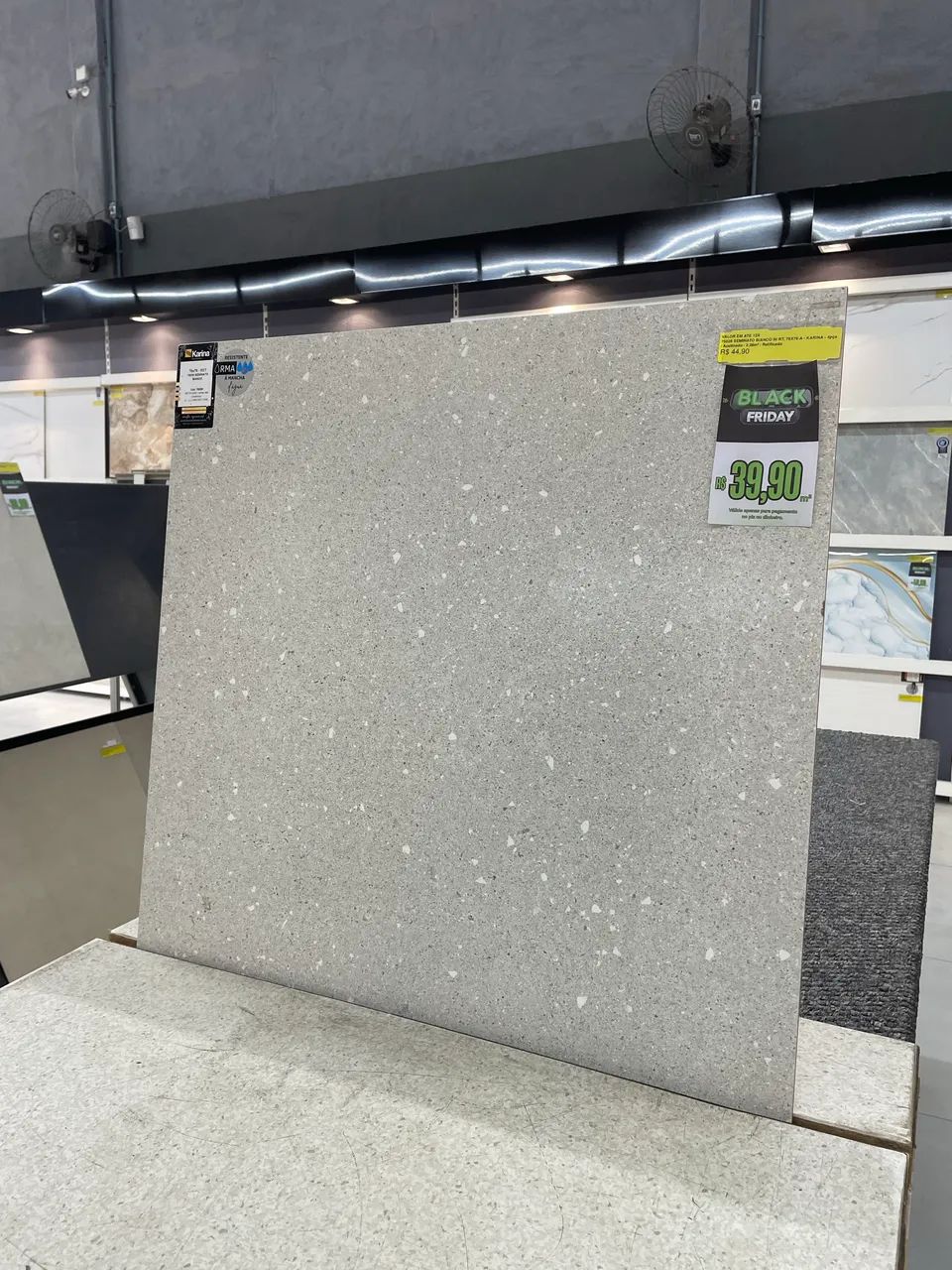 PISO SEMINATO BIANCO 76x76 - QUALIDADE A