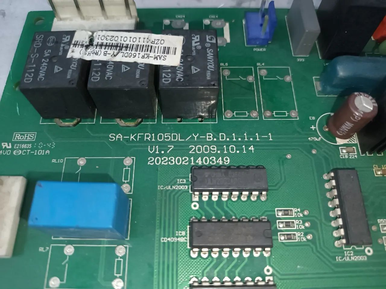 Placa Midea - SA-KFR105DL/Y-B.D.1.1.1-1 - Foto 2