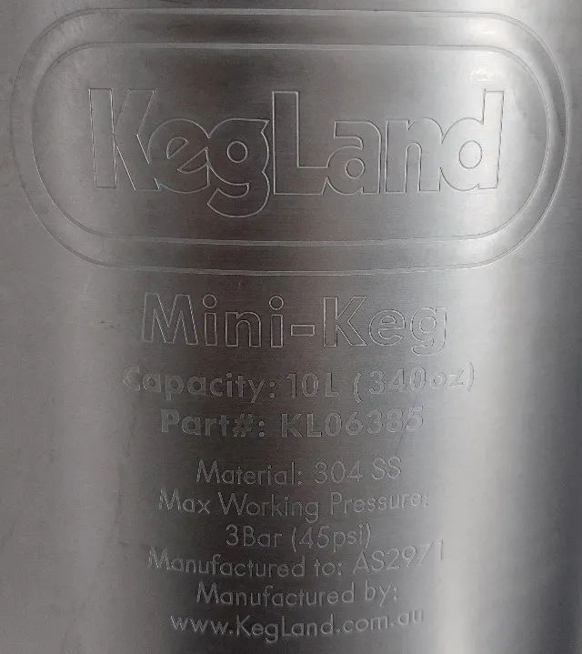 Barril Growler 10 litros Kegland - Foto 2