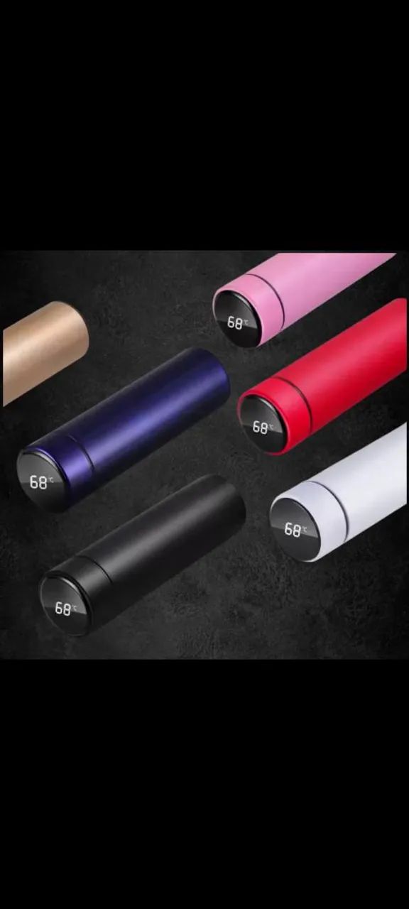 Garrafa Térmica Inteligente com Display Digital