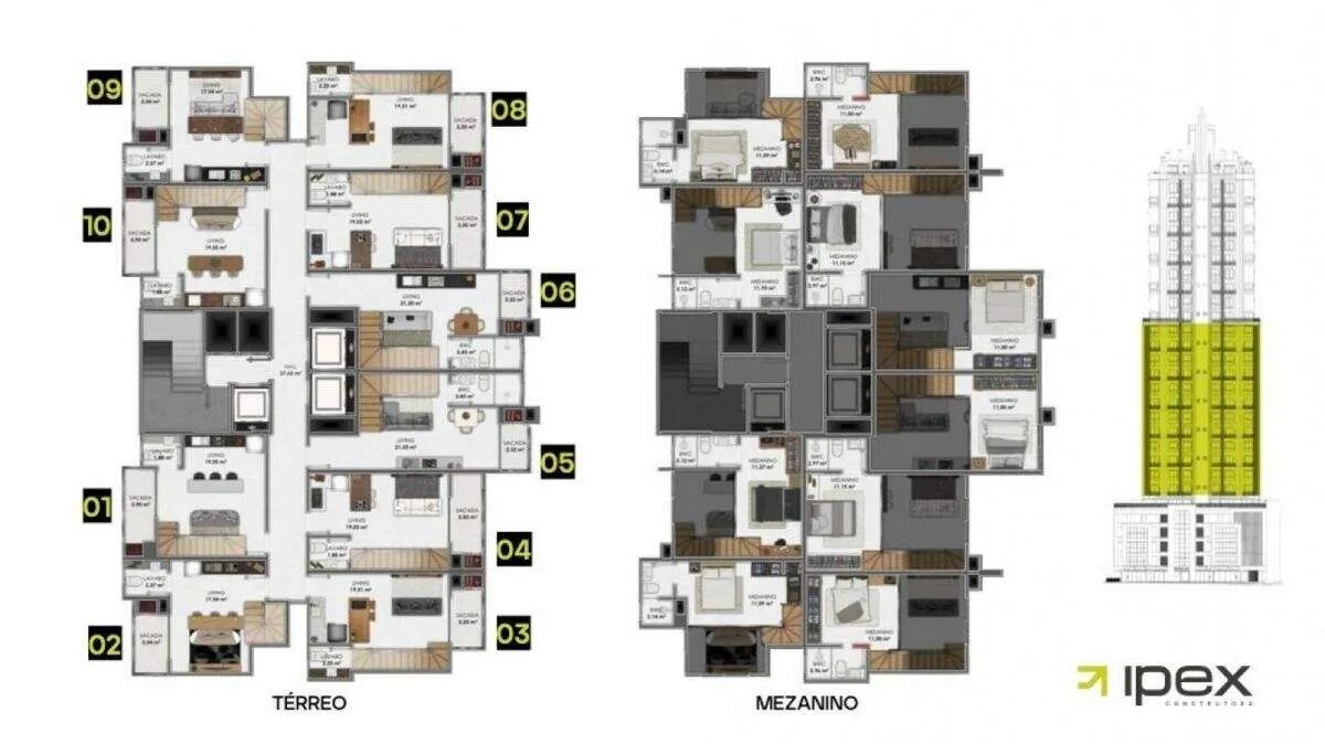 Lofts a venda no bairro são francisco de assis em camboriú. para | São Francisco de Assis, - Foto 3