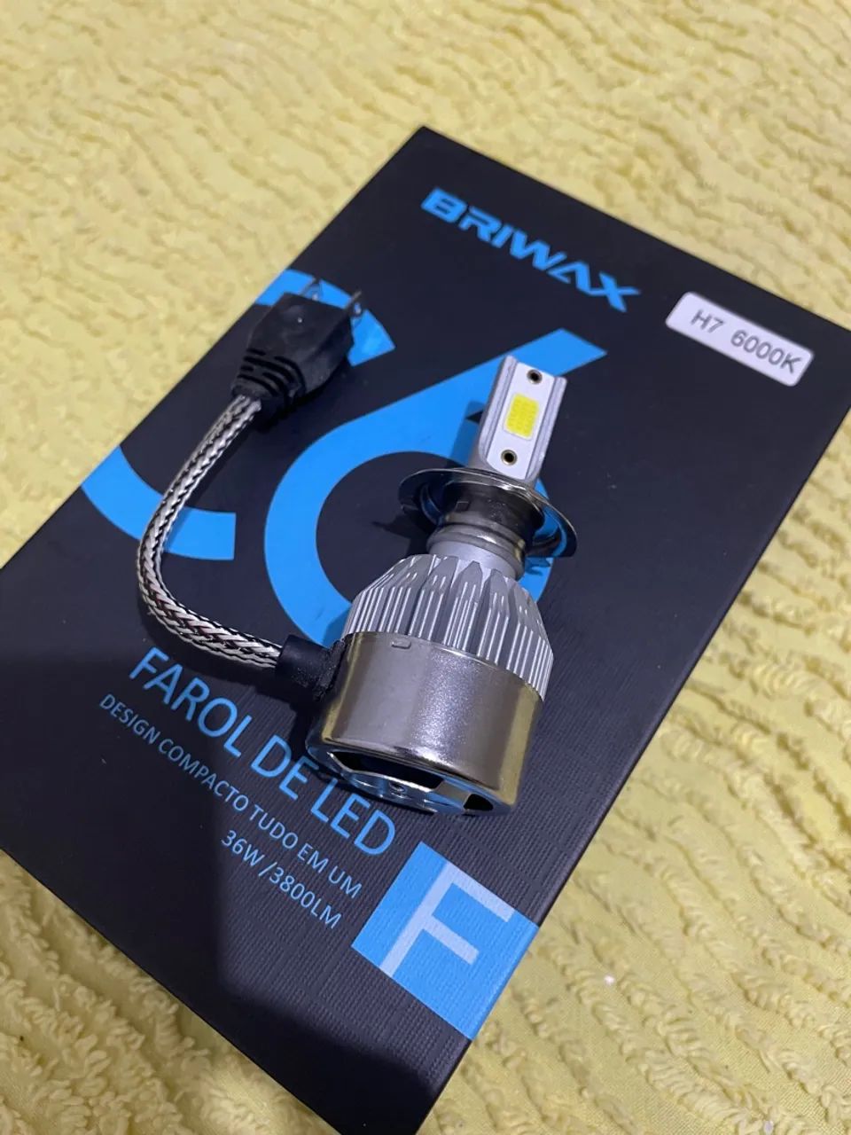Farol LED H7 6000K (para motos) - Foto 2
