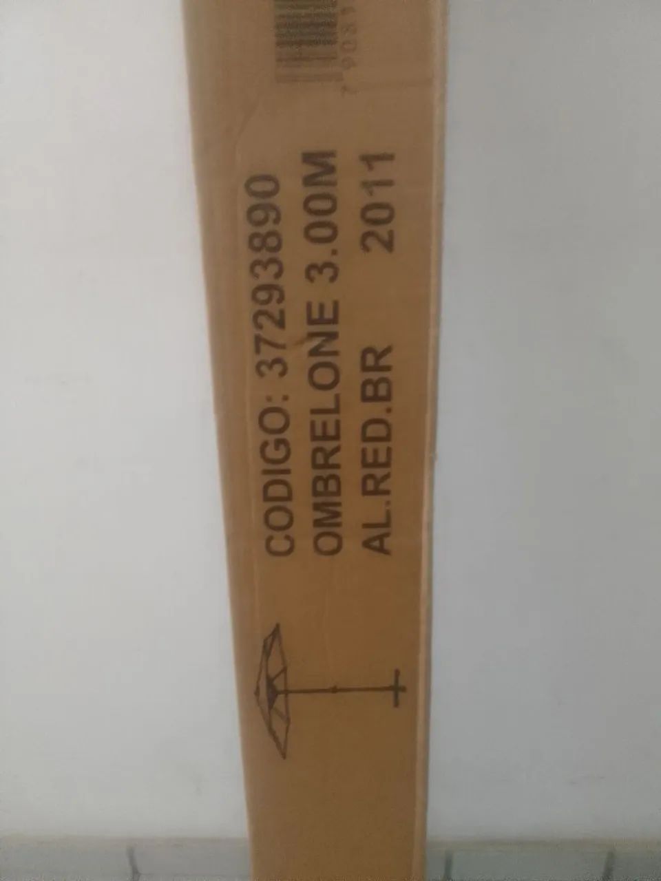 Ombrelone Bege 3m novinho - Foto 6
