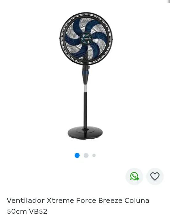 Ventilador de Coluna Xtreme Force Breeze 50cm - Novo