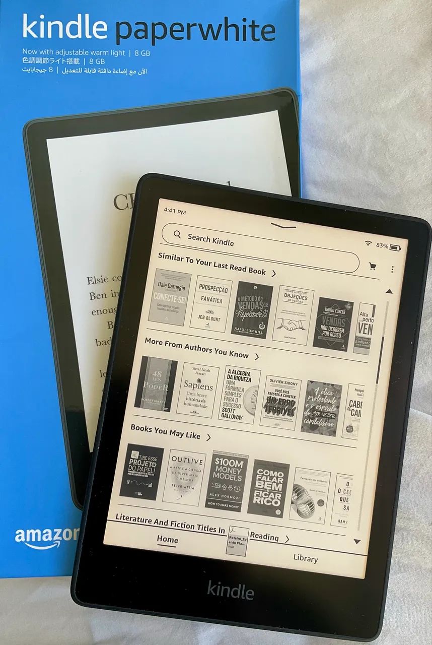 Kindle Paperwhite 11° Geração 8 GB Armazenamento - Tablets e