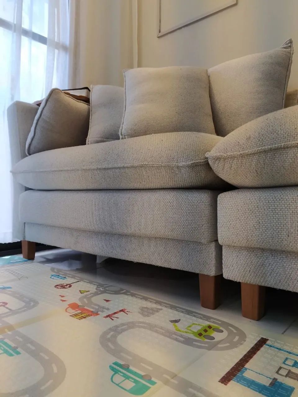 Sofa de linho moderno 2,20 - Foto 2