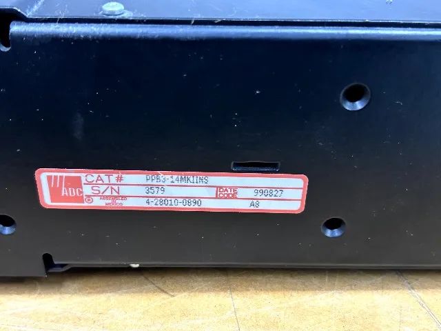 Patchbay Áudio Adc Ppb3-14mkiins 2x48 (Usado) - Foto 6