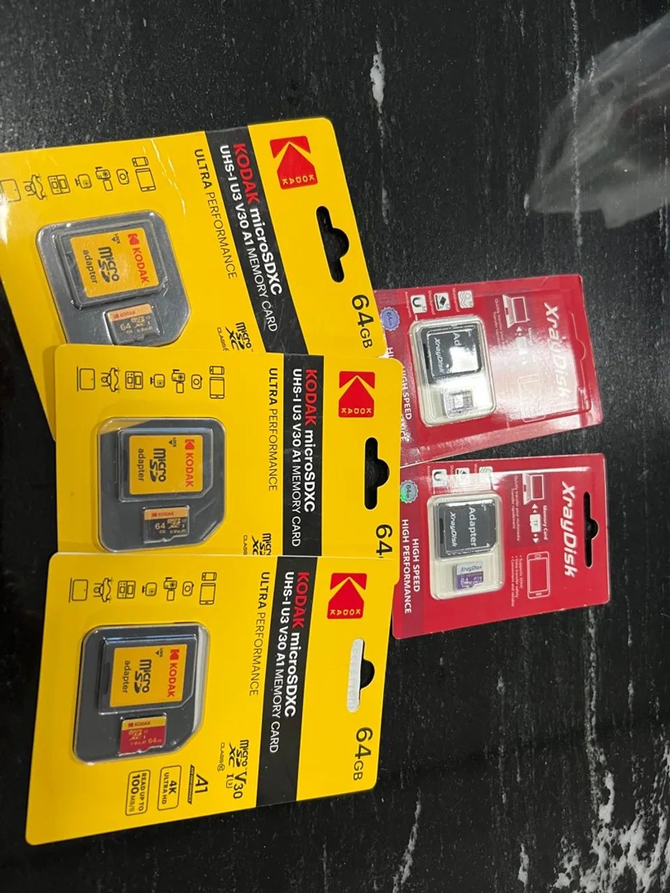 Cartão Micro SD Lexar Kodak 64GB 633x Original 4K Drones Gopro - Foto 4