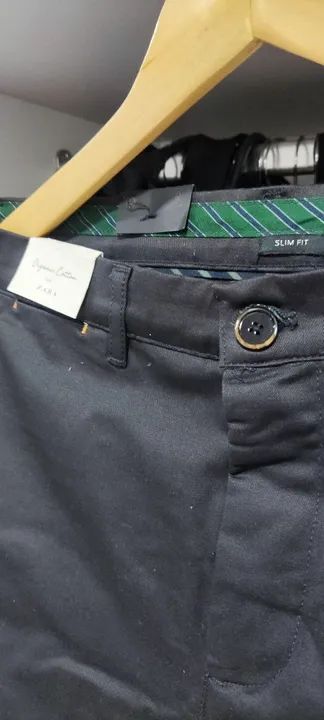 Calça Social Masculina Zara Preta - Foto 2