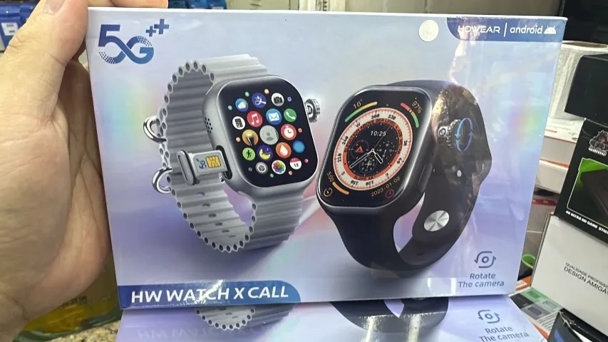 Relógio celular smartwhatch HW X CALL