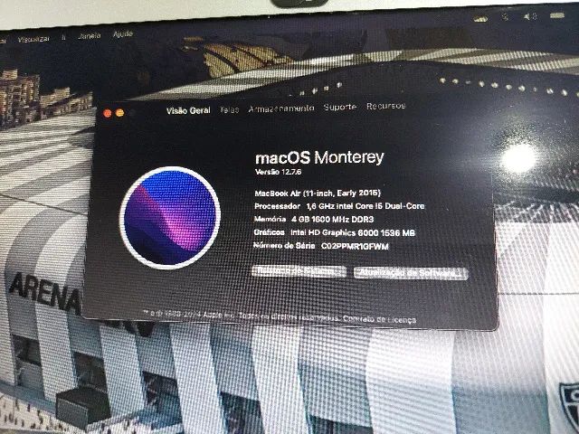 Apple Macbook Air A1465 Early 2015 Prateado - Foto 5