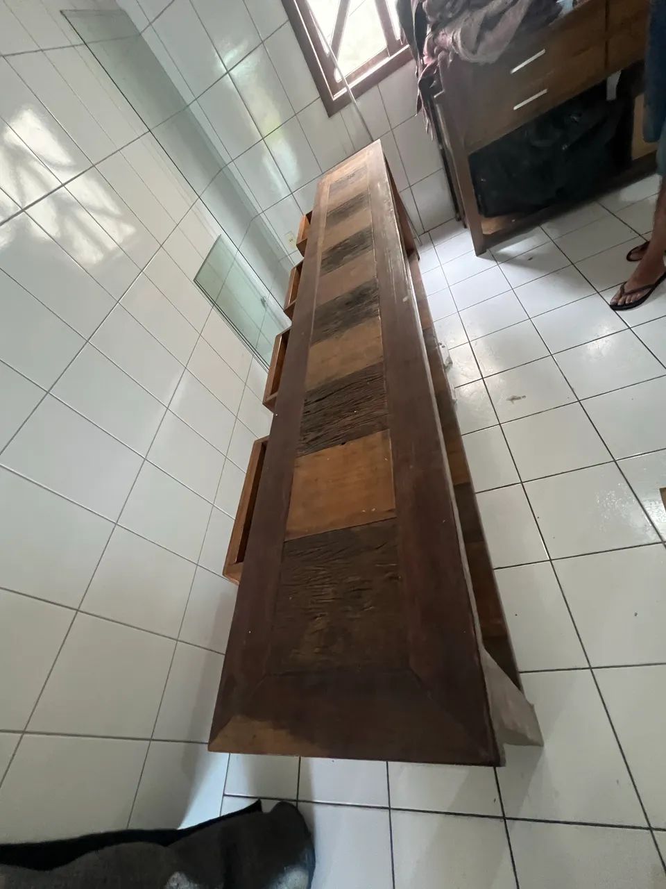 Solid wood counter - 2.80m64374973729793120