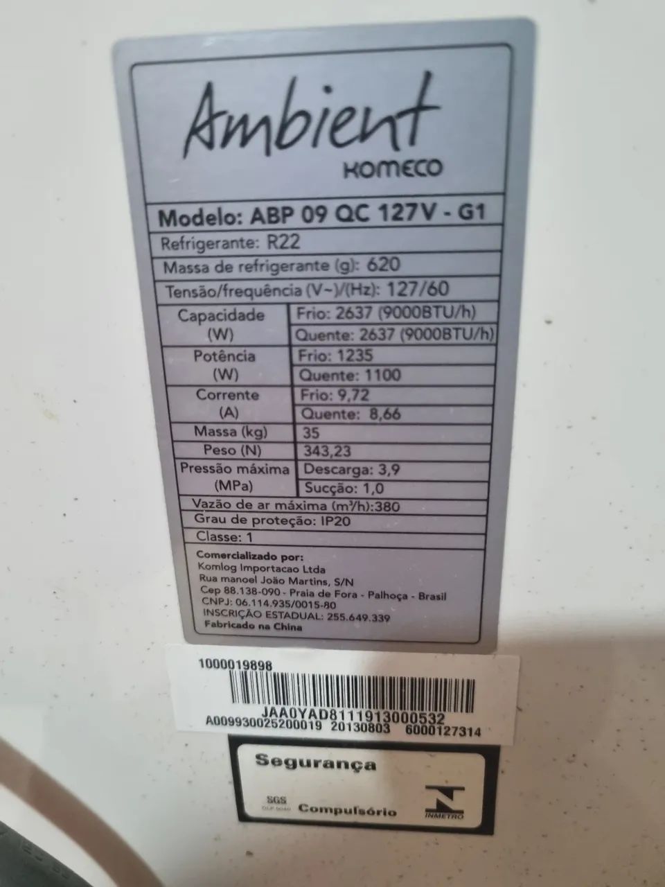 Ar Condicionado Portátil Komeco - Foto 3