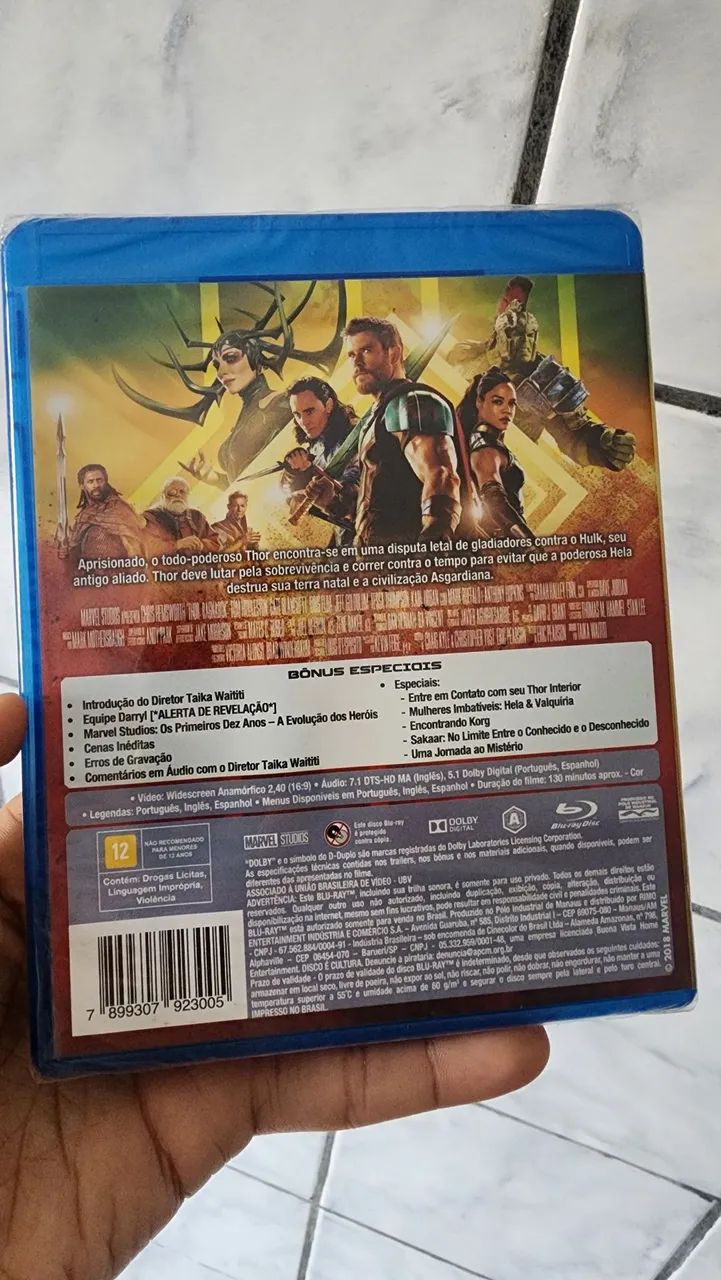 Blu-Ray Thor Ragnarok Lacrado - Foto 2