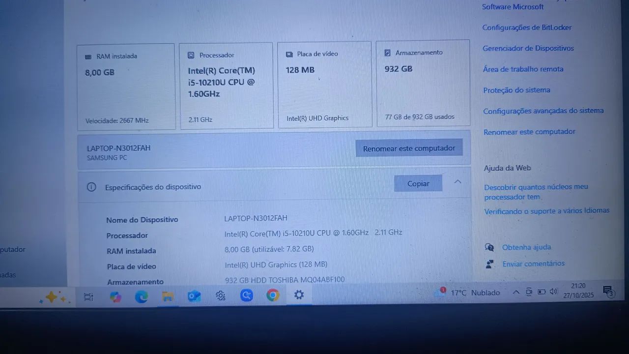 Notebook Samsung Book X30 I5  - Foto 6