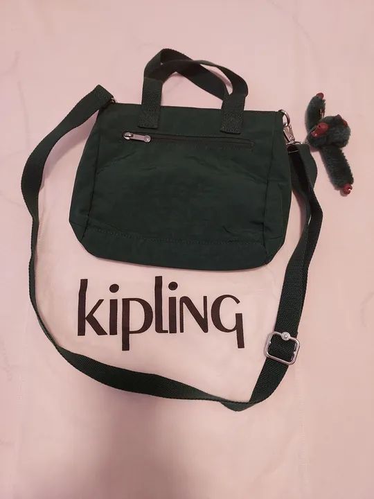 Bolsa kipling (original) tiracolo verde - Foto 3