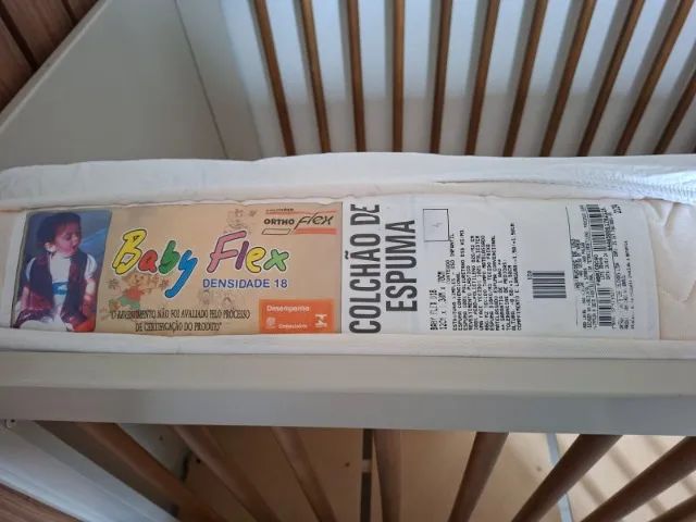 Berço modelo americano + Colchão Orthoflex D18 - Foto 6