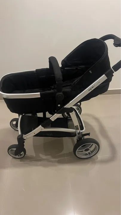 Conjunto de bebê conforto e carrinho infanti - semi novo