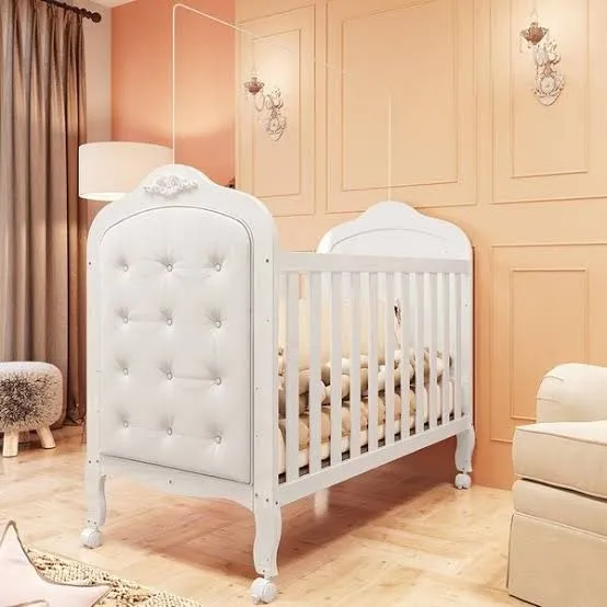 Berço Mini Cama Capitone + Colchão GRÁTIS