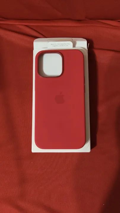Capa Iphone 13 PRO Silicone Case (Magsafe) - Vermelha - Foto 2