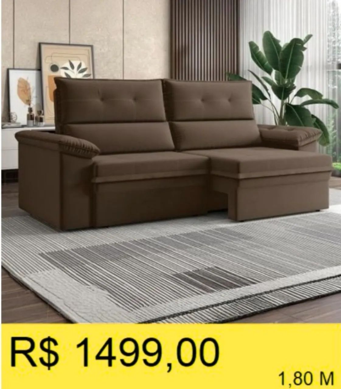 ESTOFADO RETRATIL A PRONTA-ENTREGA  - Foto 2