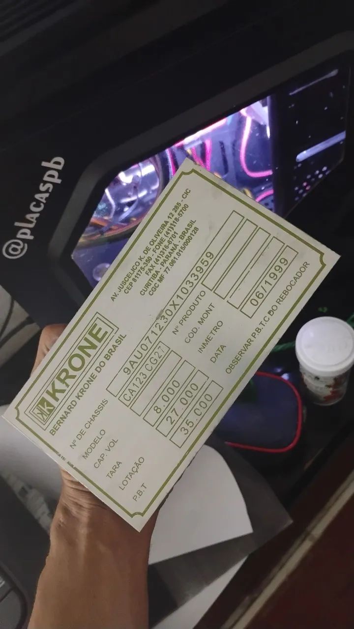 Plaqueta KRONE 