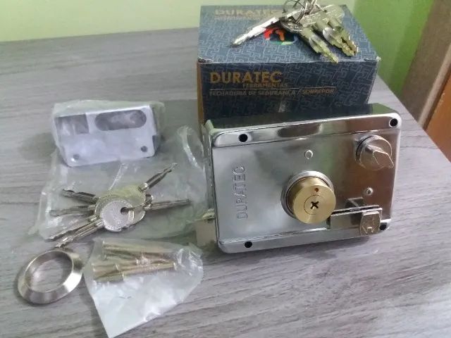 Fechadura De Portão com 10 chaves Tetra. - Foto 5
