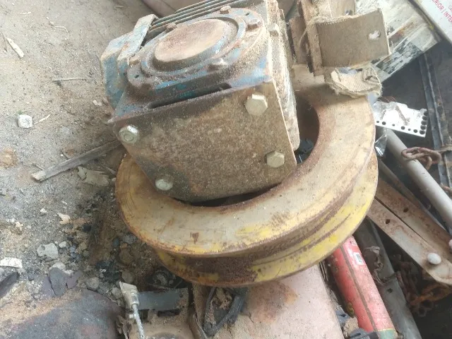 Roda de ferro para motor usado tonelada enrolador cabo de aço