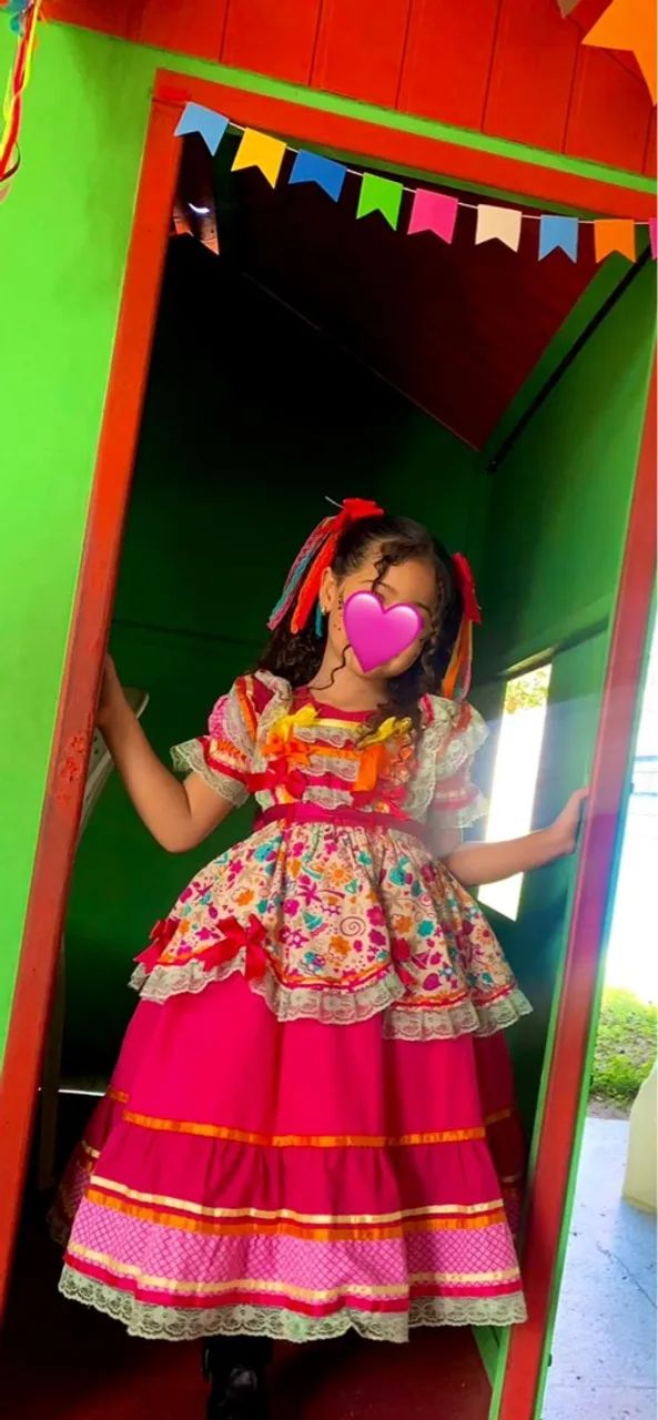 ALUGO VESTIDO DE QUADRILHA TAM 4/5/6/