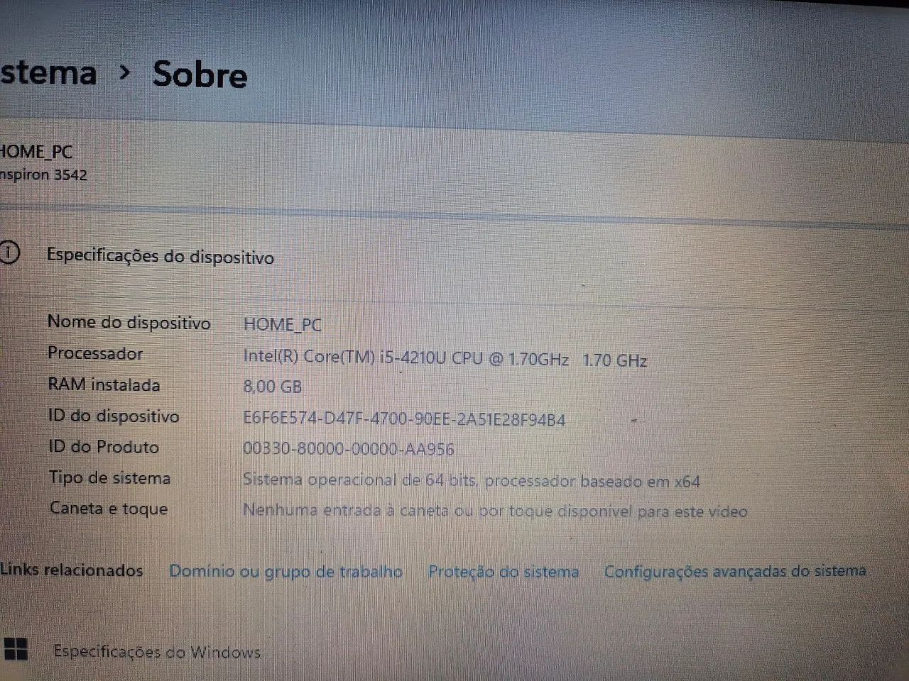 Notebook Dell inspiron 3542 - Foto 5