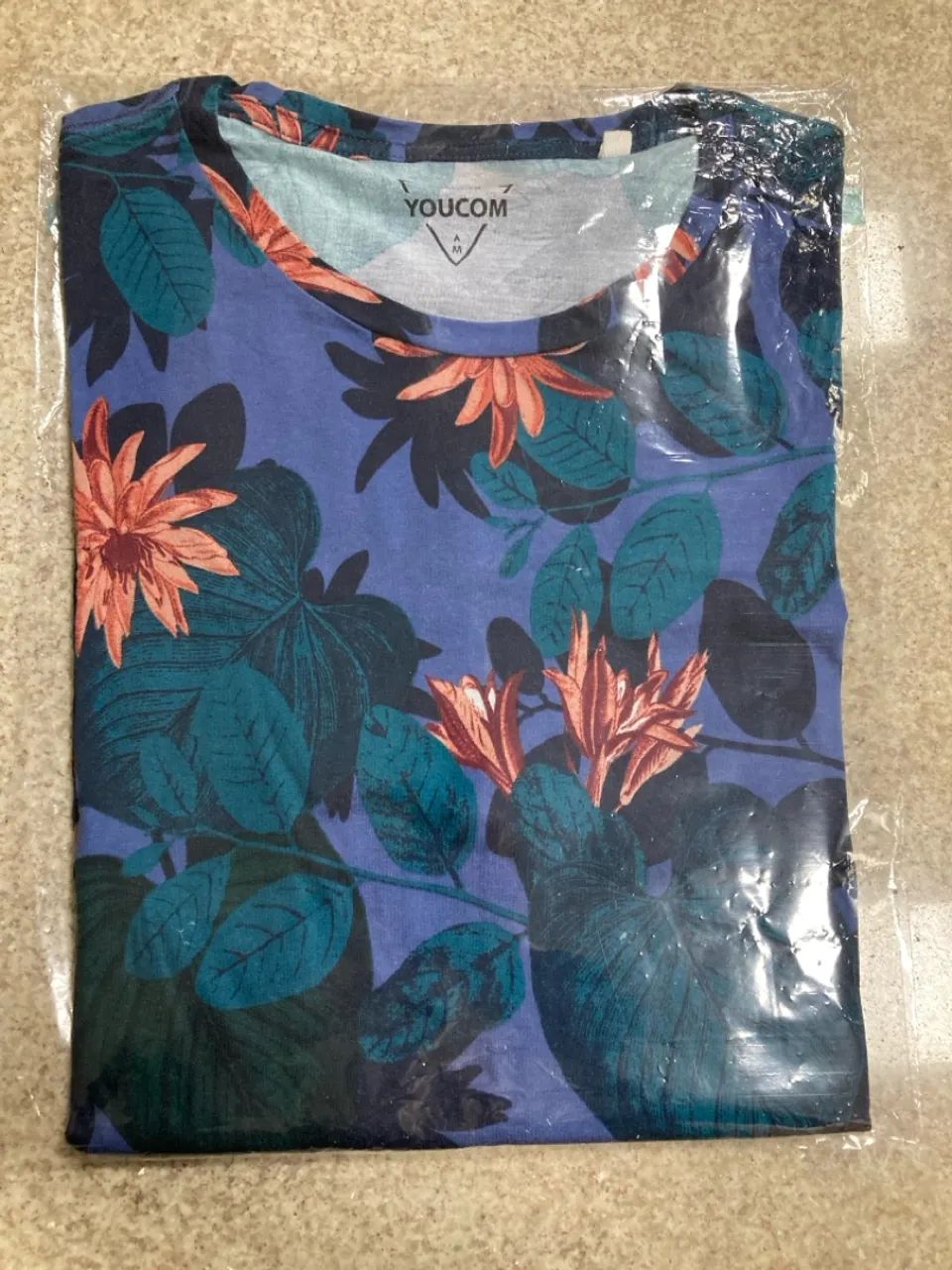 Camiseta Masculina Youcom Floral