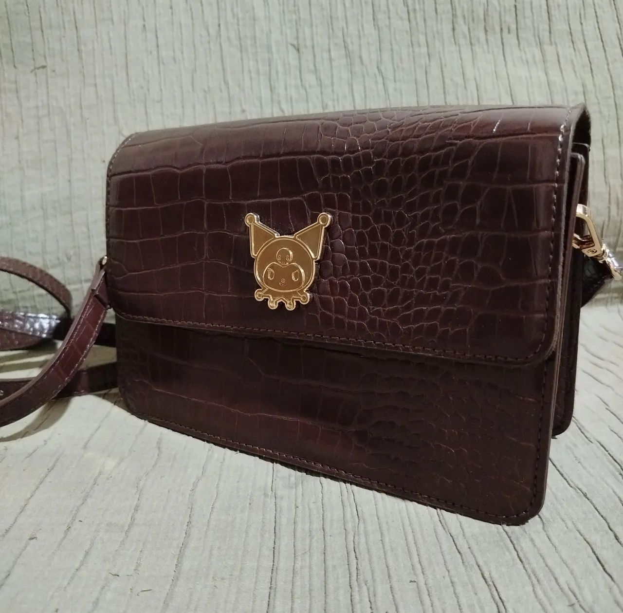 Bolsa de Ombro Sanrio Kuromi Original