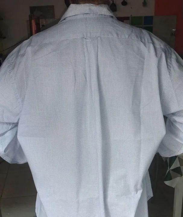 Camisa social azul  - Foto 2