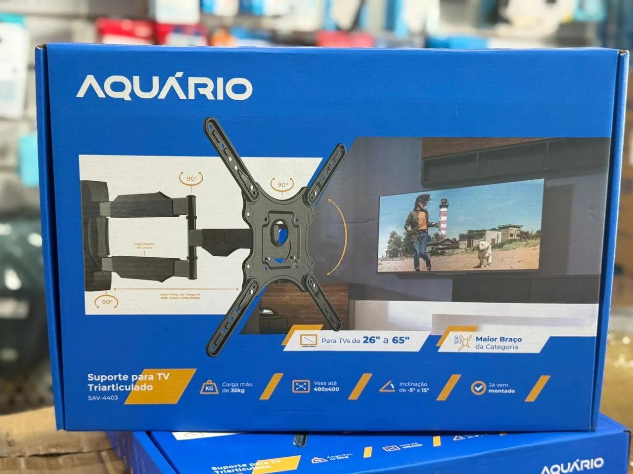 Suporte para TV braço longo universal
