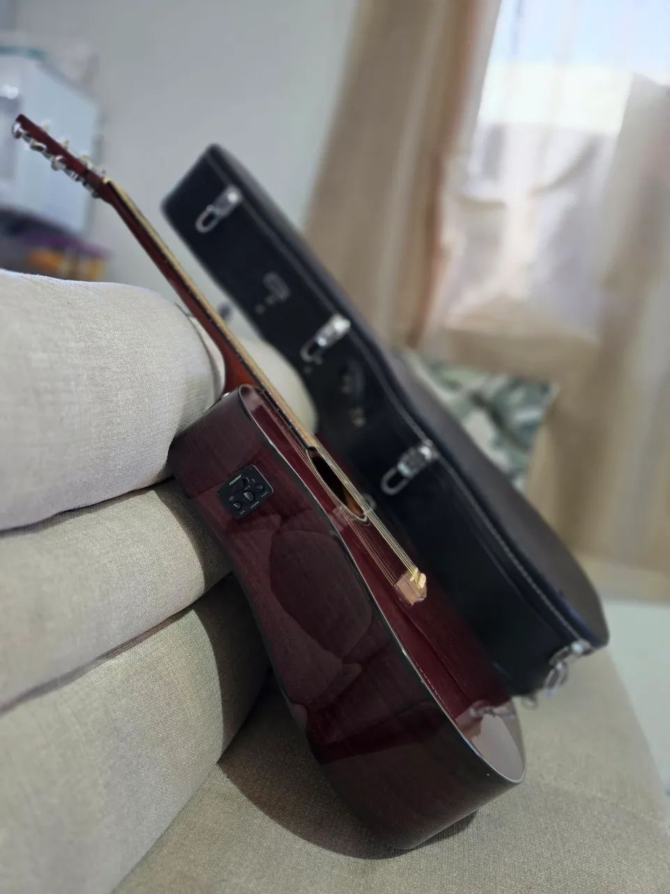 Violão Fender (CD 140 SCE) praticamente novo  - Foto 4