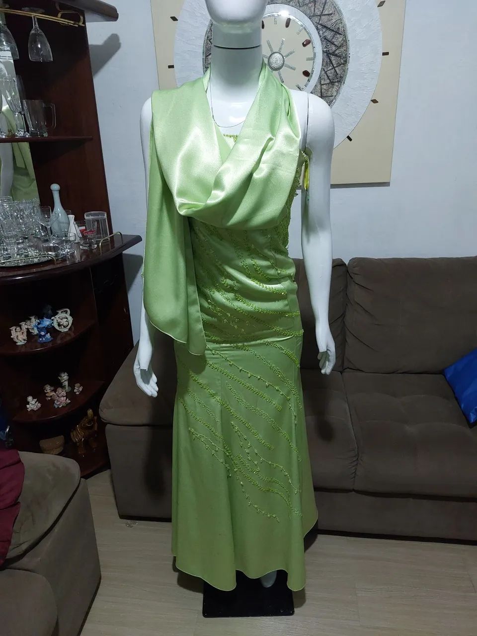 Vestido verde tamanho M