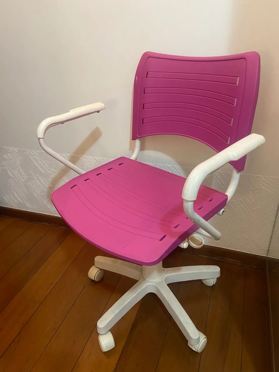 Cadeira de estudo escritório rosa - Foto 3