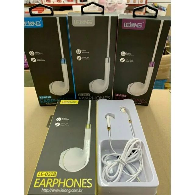 Fones De Ouvido Com Fio Microfone - Sem Ruído - Intra Articular  Lelong Le 0218 - Foto 2