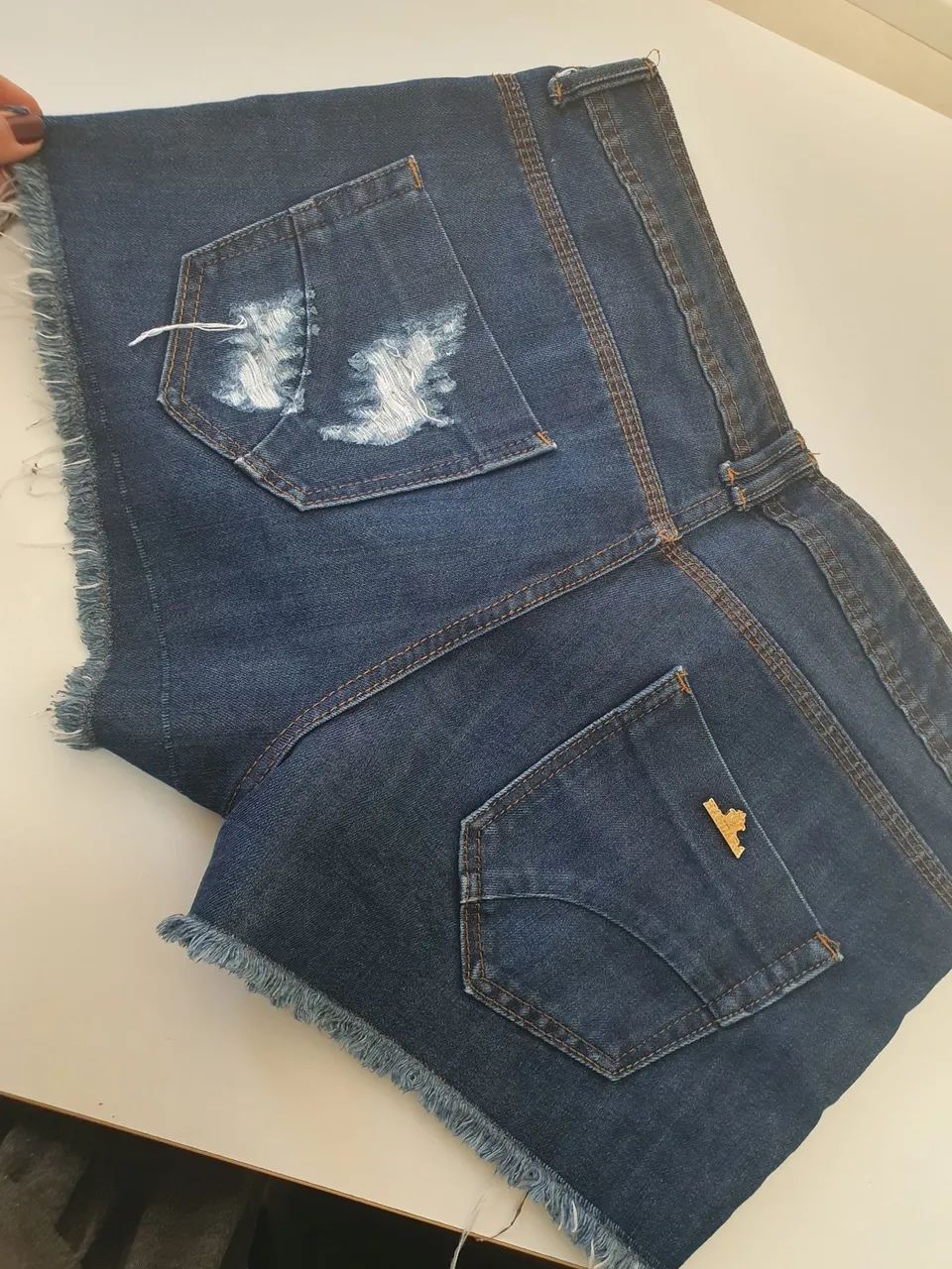 Bermudinha Jeans Handara - usada  - Foto 3