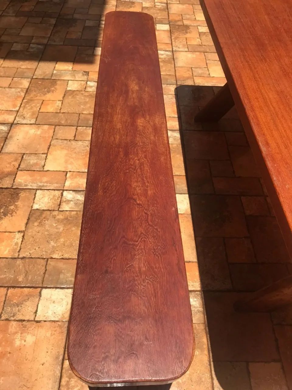 Mesa de angelim com bancos - área de churrasco - Foto 5