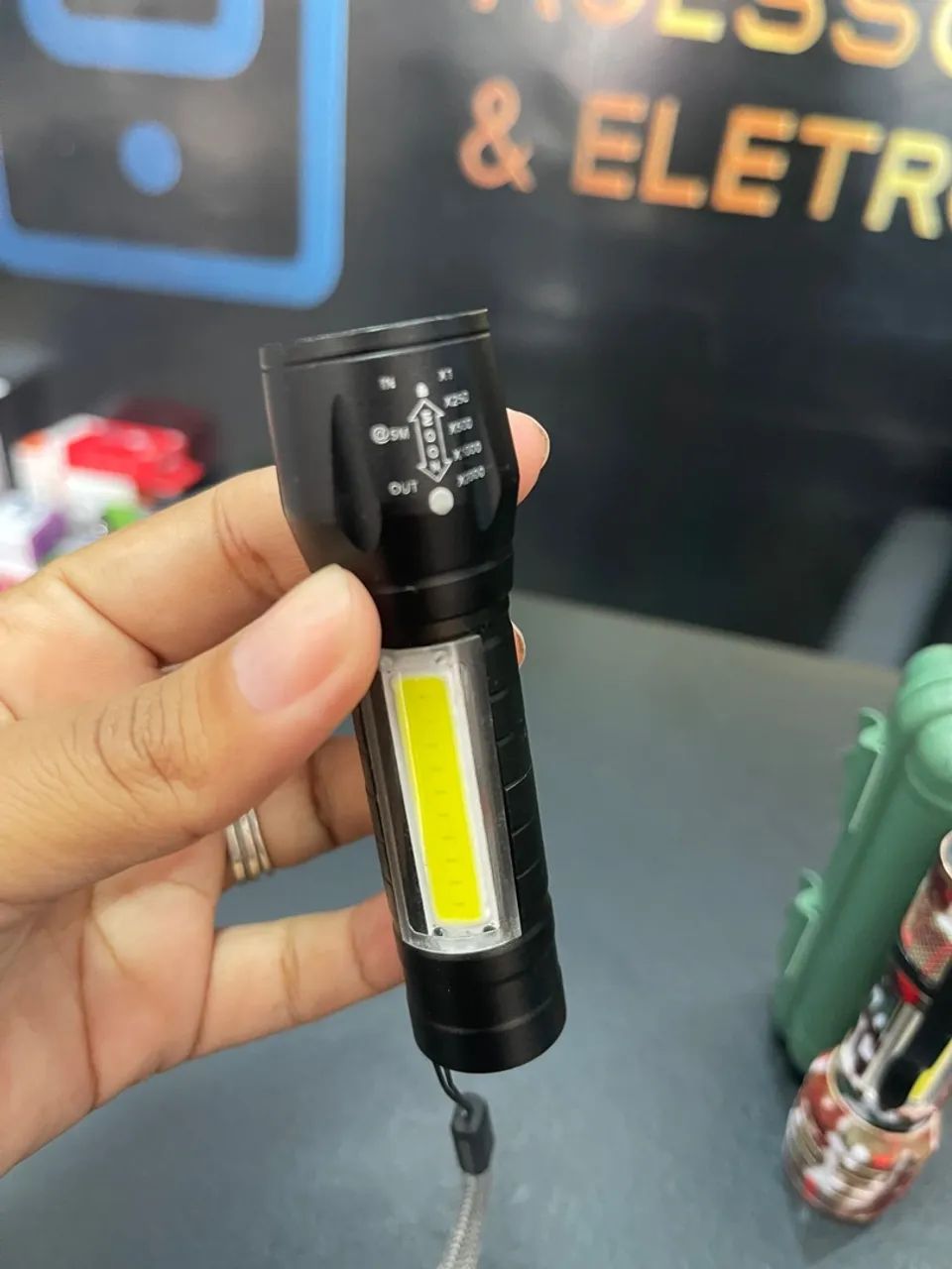 Promoção Lanternas Tátic LED USB Recarregáveis - Foto 2
