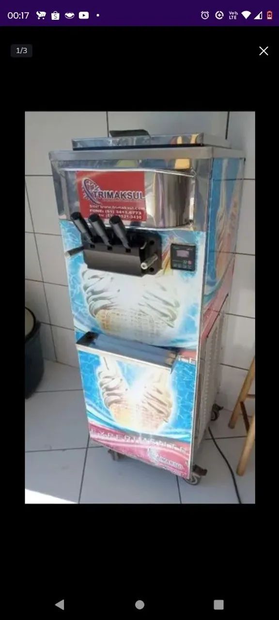 Vende-se máquina de sorvete  - Foto 2