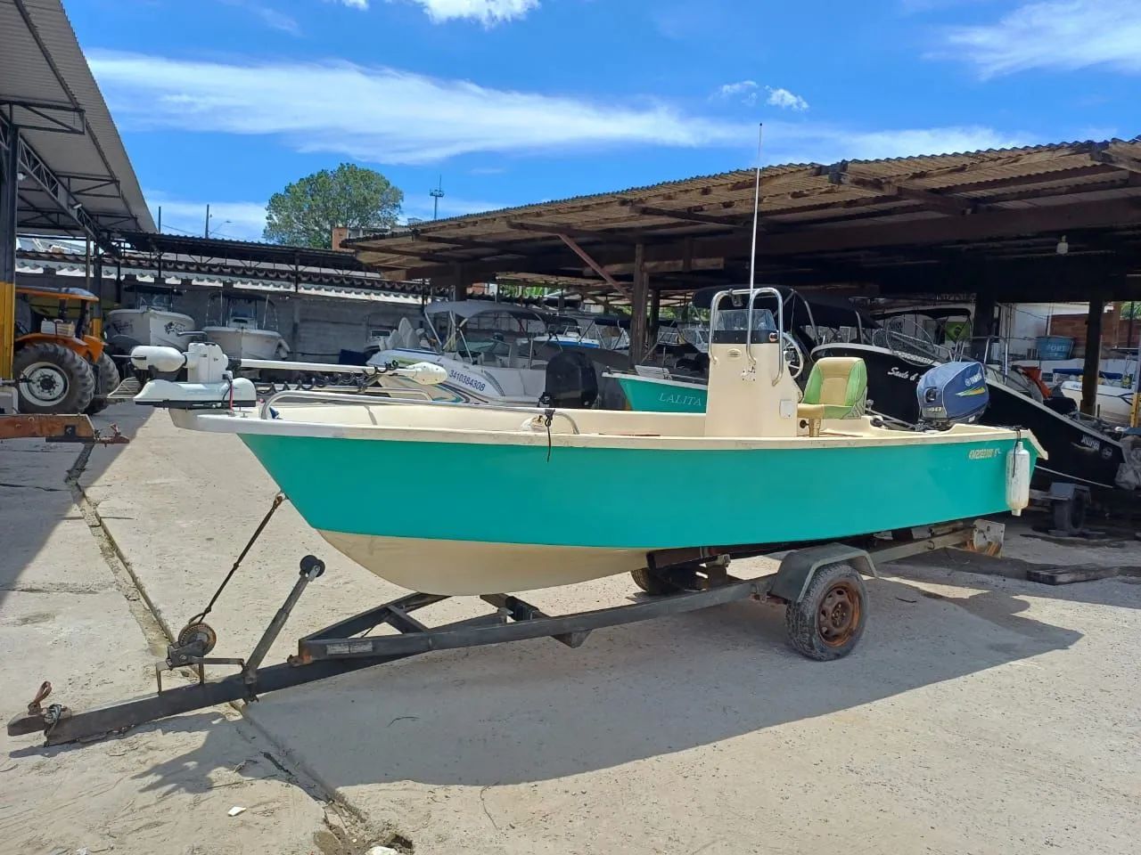 Lancha WR 17 com Motor Yamaha 40hp