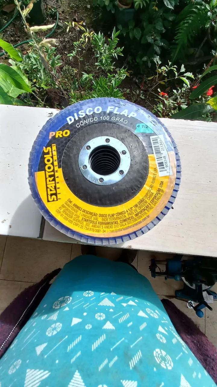 Disco Flap Cônico 4 1/2" 100 Grão Startools
