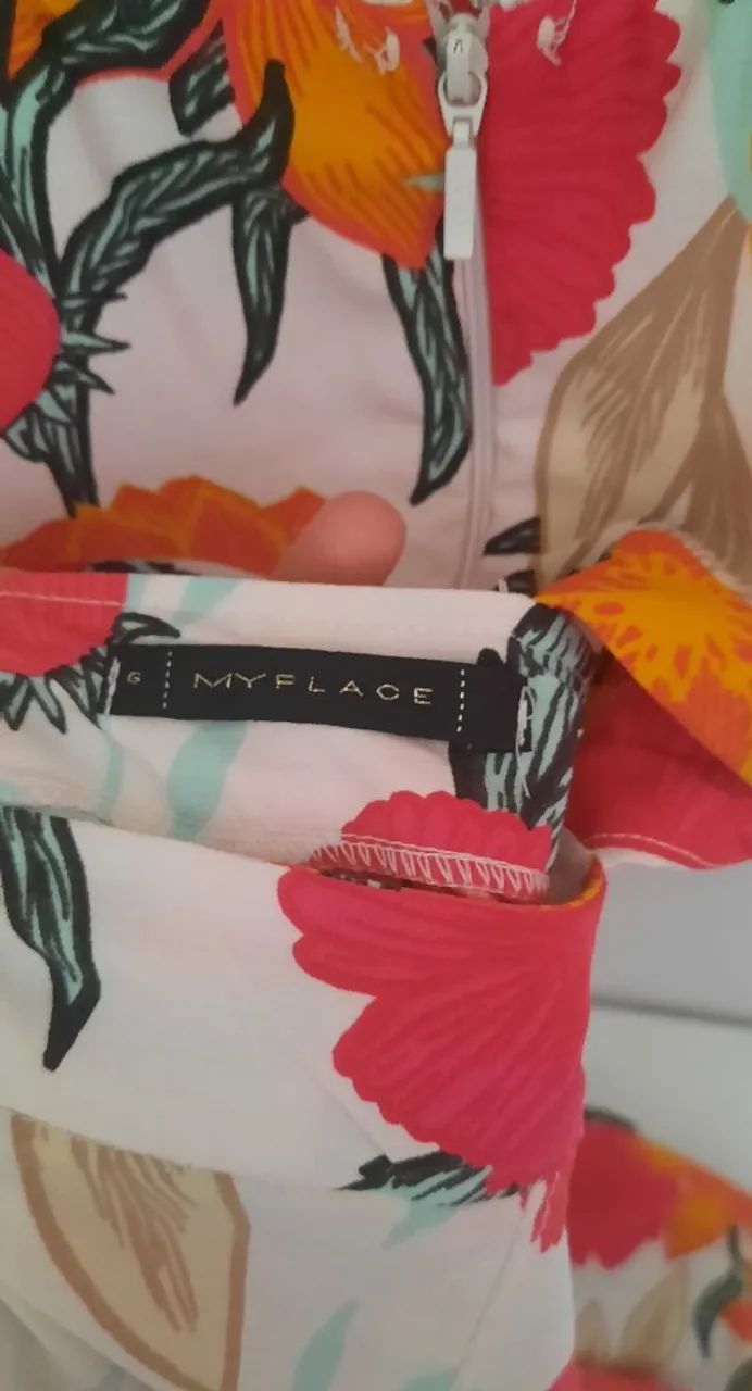 VESTIDO ESTAMPADO FLORAL MYPLACE  ROUPA  - Foto 4